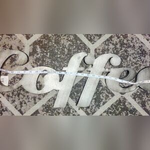 Metallic Coffee Wall Decor